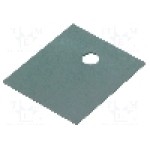 Suport termoconductor din silicon, 17.5mm x 20.5mm x 0.3mm - WS TOP 3/1