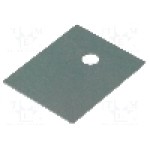 Suport termoconductor din silicon, 17mm x 21mm x 0.3mm - WS 247