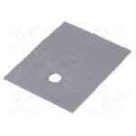 Suport termoconductor din silicon, 20mm x 24mm x 0.3mm - SMICA SOT93