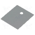 Suport termoconductor din silicon, 21mm x 24mm x 0.3mm - WS 247 1