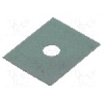 Suport termoconductor din silicon, 9mm x 11mm x 0.2mm - WK 126