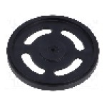 Roata, POLOLU - BLACK WHEEL FUTABA SERVO HUB Roata, POLOLU - BLACK WHEEL FUTABA SERVO HUB