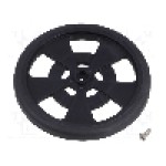 Roata, POLOLU - GMPW-B BLACK WHEEL WITH ENCODER STRIPES Roata, POLOLU - GMPW-B BLACK WHEEL WITH ENCODER STRIPES