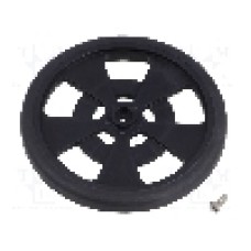 Roata, POLOLU - GMPW-B BLACK WHEEL WITH ENCODER STRIPES Roata, POLOLU - GMPW-B BLACK WHEEL WITH ENCODER STRIPES