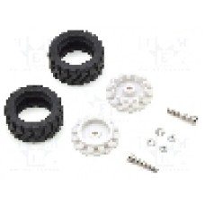 Set 2 roti, POLOLU - POLOLU 42X19MM IDLER WHEEL/SPROCKET PAIR Set 2 roti, POLOLU - POLOLU 42X19MM IDLER WHEEL/SPROCKET PAIR