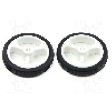 Set 2 roti, POLOLU - POLOLU WHEEL 32X7MM PAIR – WHITE Set 2 roti, POLOLU - POLOLU WHEEL 32X7MM PAIR – WHITE