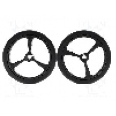 Set 2 roti, POLOLU - POLOLU WHEEL 40×7MM - BLACK Set 2 roti, POLOLU - POLOLU WHEEL 40×7MM - BLACK