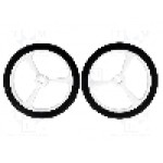 Set 2 roti, POLOLU - POLOLU WHEEL 40×7MM - WHITE Set 2 roti, POLOLU - POLOLU WHEEL 40×7MM - WHITE