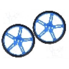 Set 2 roti, POLOLU - POLOLU WHEEL 70X8MM PAIR – BLUE Set 2 roti, POLOLU - POLOLU WHEEL 70X8MM PAIR – BLUE