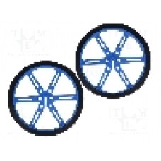 Set 2 roti, POLOLU - POLOLU WHEEL 80X10MM PAIR – BLUE Set 2 roti, POLOLU - POLOLU WHEEL 80X10MM PAIR – BLUE