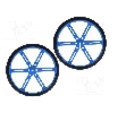 Set 2 roti, POLOLU - POLOLU WHEEL 90X10MM PAIR – BLUE Set 2 roti, POLOLU - POLOLU WHEEL 90X10MM PAIR – BLUE
