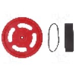 Roata, POLOLU - RED WHEEL FUTABA SERVO HUB Roata, POLOLU - RED WHEEL FUTABA SERVO HUB