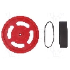 Roata, POLOLU - RED WHEEL FUTABA SERVO HUB Roata, POLOLU - RED WHEEL FUTABA SERVO HUB