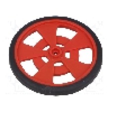 Roata, POLOLU - SW-R RED SERVO WHEEL WITH ENCODER STRIPE Roata, POLOLU - SW-R RED SERVO WHEEL WITH ENCODER STRIPE