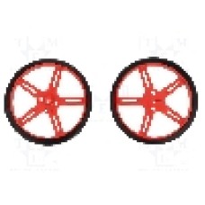 Set 2 roti, POLOLU - WHEEL 70×8MM PAIR RED Set 2 roti, POLOLU - WHEEL 70×8MM PAIR RED