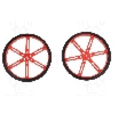 Set 2 roti, POLOLU - WHEEL 90×10MM PAIR RED Set 2 roti, POLOLU - WHEEL 90×10MM PAIR RED