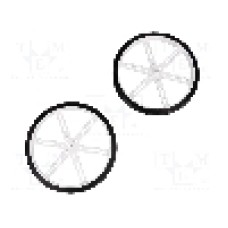 Set 2 roti, POLOLU - WHEEL 90×10MM PAIR WHITE Set 2 roti, POLOLU - WHEEL 90×10MM PAIR WHITE