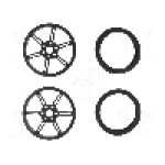 Set 2 roti, POLOLU - WHEEL W/INSERTS FOR 3MM AND 4MM SHAFTS Set 2 roti, POLOLU - WHEEL W/INSERTS FOR 3MM AND 4MM SHAFTS