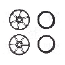 Set 2 roti, POLOLU - WHEEL W/INSERTS FOR 3MM AND 4MM SHAFTS Set 2 roti, POLOLU - WHEEL W/INSERTS FOR 3MM AND 4MM SHAFTS