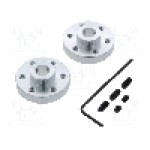Fixare roata, POLOLU - ALUMINUM MOUNTING HUB FOR 1/4? SHAFT #4- Fixare roata, POLOLU - ALUMINUM MOUNTING HUB FOR 1/4? SHAFT #4-