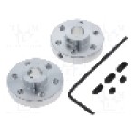 Fixare roata, POLOLU - ALUMINUM MOUNTING HUB FOR 1/4? SHAFT M3 Fixare roata, POLOLU - ALUMINUM MOUNTING HUB FOR 1/4? SHAFT M3