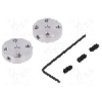 Fixare roata, POLOLU - ALUMINUM MOUNTING HUB FOR 3MM SHAFT #4-4 Fixare roata, POLOLU - ALUMINUM MOUNTING HUB FOR 3MM SHAFT #4-4