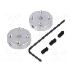 Fixare roata, POLOLU - UNIVERSAL ALUMINUM MOUNTING HUB FOR 3MM Fixare roata, POLOLU - UNIVERSAL ALUMINUM MOUNTING HUB FOR 3MM