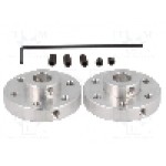 Fixare roata, POLOLU - UNIVERSAL ALUMINUM MOUNTING HUB FOR 6MM Fixare roata, POLOLU - UNIVERSAL ALUMINUM MOUNTING HUB FOR 6MM