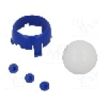 Roti cu bila, POLOLU - ROMI CHASSIS BALL CASTER KIT - BLUE Roti cu bila, POLOLU - ROMI CHASSIS BALL CASTER KIT - BLUE