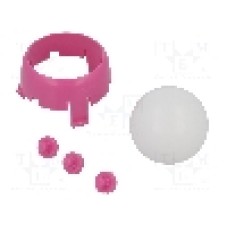 Roti cu bila, POLOLU - ROMI CHASSIS BALL CASTER KIT - PINK Roti cu bila, POLOLU - ROMI CHASSIS BALL CASTER KIT - PINK