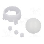 Roti cu bila, POLOLU - ROMI CHASSIS BALL CASTER KIT - WHITE Roti cu bila, POLOLU - ROMI CHASSIS BALL CASTER KIT - WHITE