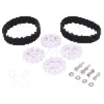 Senile, POLOLU - 22T TRACK SET - WHITE Senile, POLOLU - 22T TRACK SET - WHITE