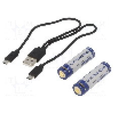 Acumulator 14500, AA, FR6, LR6, R6, 1,5V, 1950mAh, Li-Ion, KEEPPOWER - P1450U1