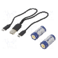 Acumulator 16340, 3V, 860mAh, Li-Ion, KEEPPOWER - P1634U1