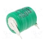 Acumulator 3.6V, 80mAh, 16x18 mm, Ni-MH, JJJ, T113305