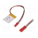 Acumulator 3.7V, 85mAh, Li-Po, CELLEVIA BATTERIES - LP202430 Acumulator 3.7V, 85mAh, Li-Po, CELLEVIA BATTERIES - LP202430