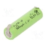 Acumulator R6, 1.2V, 2000mAh, Ni-MH, JJJ - AA2000E SOLDERING LUGS