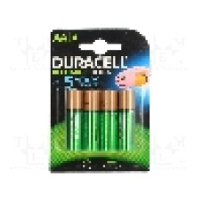 Acumulator R6, 1.2V, 2500mAh, Ni-MH, DURACELL - DURACELL 2500MAH BLISTER B4