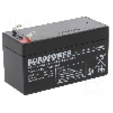 Acumulator plumb-acid, 12V, 1.2Ah, EUROPOWER - EP 1,2-12
