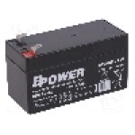 Acumulator plumb-acid, 12V, 1.3Ah, BPOWER - BPE 1,3-12
