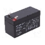 Acumulator plumb-acid, 12V, 1.3Ah, QOLTEC - 53040