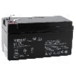 Acumulator plumb-acid, 12V, 1.3Ah, VIPOW - BAT0213