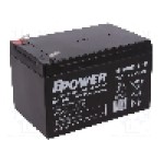 Acumulator plumb-acid, 12V, 15Ah, BPOWER - BV 15-12