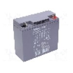 Acumulator plumb-acid, 12V, 17Ah, QOLTEC - 53046