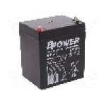 Acumulator plumb-acid, 12V, 5Ah, BPOWER - BPE 5-12 T1 Acumulator plumb-acid, 12V, 5Ah, BPOWER - BPE 5-12 T1