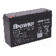 Acumulator plumb-acid, 6V, 12Ah, BPOWER - BPE 12-6