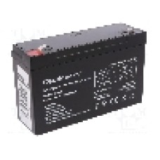 Acumulator plumb-acid, 6V, 12Ah, QOLTEC - 53048