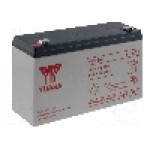 Acumulator plumb-acid, 6V, 12Ah, YUASA - NP12-6