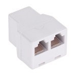 ADAPTOR 8P8C MAMA 2 X 8P8C MAMA ALB - TEL0022-2