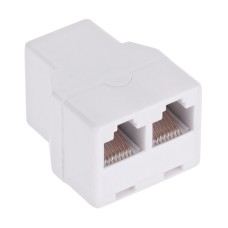 ADAPTOR 8P8C MAMA 2 X 8P8C MAMA ALB - TEL0022-2 ADAPTOR 8P8C MAMA 2 X 8P8C MAMA ALB - TEL0022-2